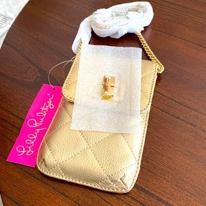 Lilly Pulitzer - quilted Lindsey phone bag